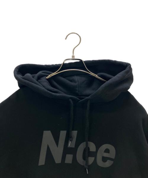 NICE（ナイス）NICE (ナイス) プルオーバーパーカー ブラック サイズ:XLの古着・服飾アイテム