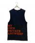 RAF SIMONS（ラフシモンズ）の古着「ノースリーブカットソー 20SS」｜ブラック