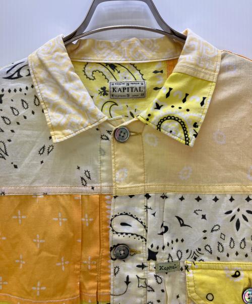 KAPITAL（キャピタル）KAPITAL (キャピタル) 長袖シャツ イエロー サイズ:4の古着・服飾アイテム