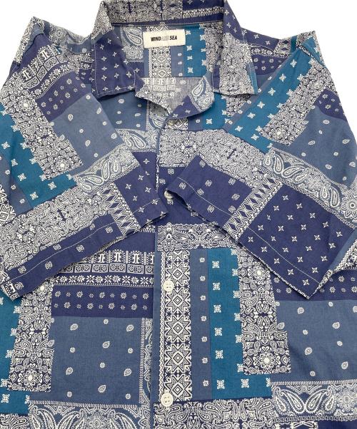 WIND AND SEA（ウィンダンシー）WIND AND SEA (ウィンダンシー) 半袖シャツ ブルー サイズ:Mの古着・服飾アイテム