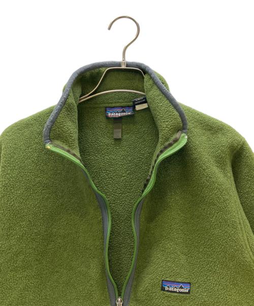 Patagonia SYNCHILLA（パタゴニア シンチラ）Patagonia SYNCHILLA (パタゴニア シンチラ) フリースジャケット シンチラ・マースピアル（Synchilla Marsupial） グリーン サイズ:Sの古着・服飾アイテム