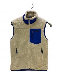 Patagonia（パタゴニア）の古着「クラシックレトロエックスベスト Classic Retro-X Vest」｜ベージュ×ブルー