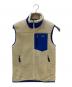 Patagonia（パタゴニア）の古着「クラシックレトロエックスベスト Classic Retro-X Vest」｜ベージュ×ブルー