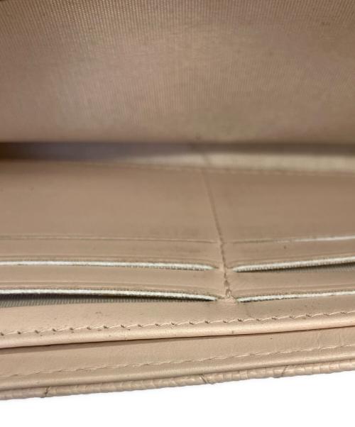 CHANEL（シャネル）CHANEL (シャネル) 長財布 マトラッセ ココロック ベージュの古着・服飾アイテム