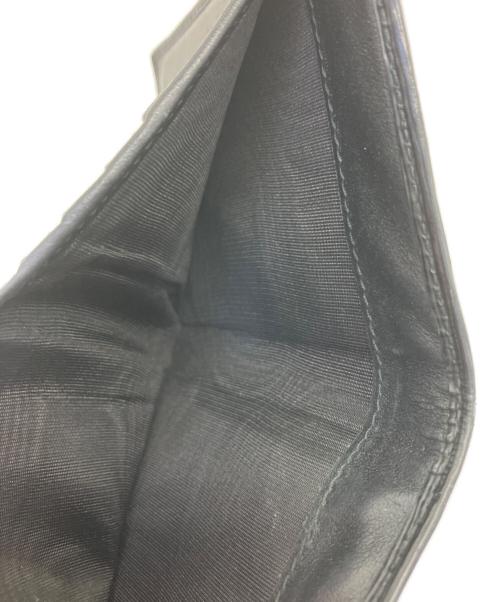 PRADA（プラダ）PRADA (プラダ) 3つ折り財布 ブラックの古着・服飾アイテム
