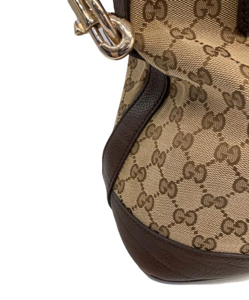 GUCCI（グッチ）GUCCI (グッチ) 2WAYバッグ ブラウンの古着・服飾アイテム