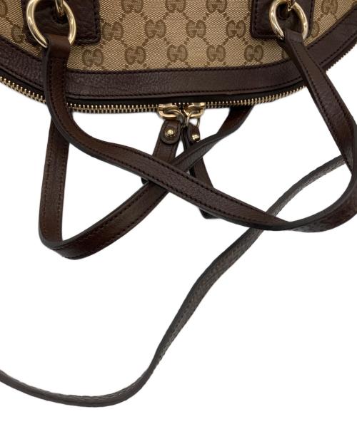 GUCCI（グッチ）GUCCI (グッチ) 2WAYバッグ ブラウンの古着・服飾アイテム