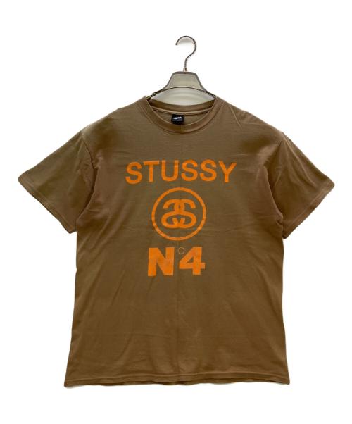 stussy（ステューシー）stussy (ステューシー) 半袖カットソー №4 ベージュ サイズ:Lの古着・服飾アイテム