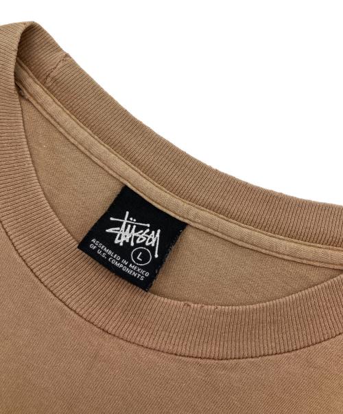 stussy（ステューシー）stussy (ステューシー) 半袖カットソー №4 ベージュ サイズ:Lの古着・服飾アイテム
