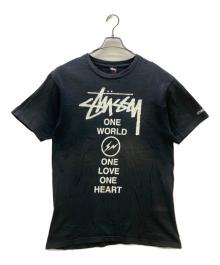 stussy×FRAGMENT DESIGN（ステューシー×フラグメントデザイン）の古着「半袖カットソー」｜ブラック