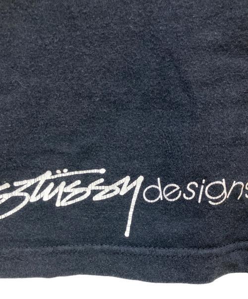 stussy（ステューシー）stussy (ステューシー) FRAGMENT DESIGN (フラグメントデザイン) 半袖カットソー ブラック サイズ:Lの古着・服飾アイテム