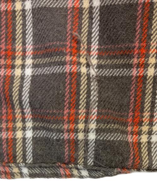 stussy（ステューシー）stussy (ステューシー) 長袖シャツ ベージュ×ブラウン サイズ:Mの古着・服飾アイテム