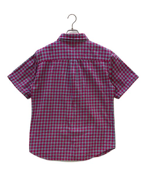 stussy（ステューシー）stussy (ステューシー) 半袖シャツ パープル×ブルー サイズ:L 未使用品の古着・服飾アイテム