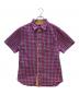 stussy（ステューシー）の古着「半袖シャツ」｜パープル×ブルー