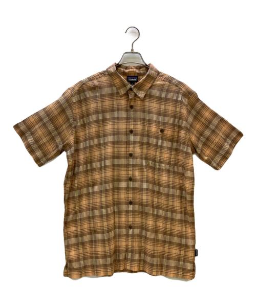Patagonia（パタゴニア）Patagonia (パタゴニア) 半袖シャツ ベージュ サイズ:L 未使用品の古着・服飾アイテム