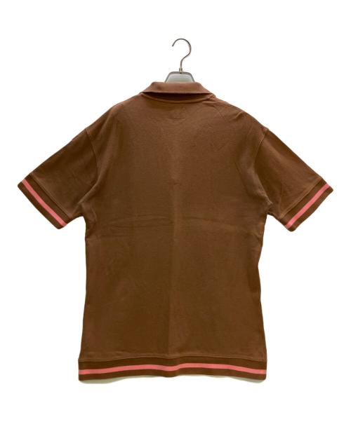 stussy（ステューシー）stussy (ステューシー) 半袖カットソー ブラウン サイズ:Lの古着・服飾アイテム