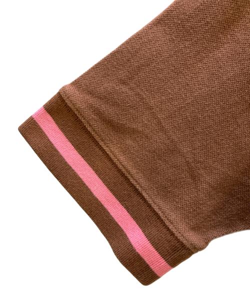 stussy（ステューシー）stussy (ステューシー) 半袖カットソー ブラウン サイズ:Lの古着・服飾アイテム
