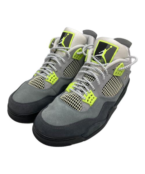 NIKE（ナイキ）NIKE (ナイキ) ハイカットスニーカー Jordan Air Jordan 4 Retro SE ライトグレー×ライトグリーン サイズ:28.5の古着・服飾アイテム