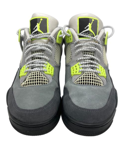 NIKE（ナイキ）NIKE (ナイキ) ハイカットスニーカー Jordan Air Jordan 4 Retro SE ライトグレー×ライトグリーン サイズ:28.5の古着・服飾アイテム
