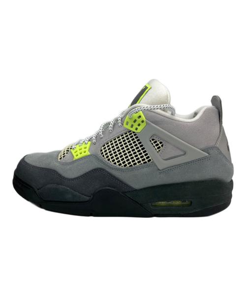 NIKE（ナイキ）NIKE (ナイキ) ハイカットスニーカー Jordan Air Jordan 4 Retro SE ライトグレー×ライトグリーン サイズ:28.5の古着・服飾アイテム