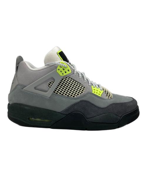 NIKE（ナイキ）NIKE (ナイキ) ハイカットスニーカー Jordan Air Jordan 4 Retro SE ライトグレー×ライトグリーン サイズ:28.5の古着・服飾アイテム