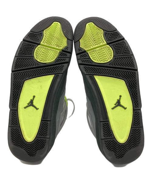 NIKE（ナイキ）NIKE (ナイキ) ハイカットスニーカー Jordan Air Jordan 4 Retro SE ライトグレー×ライトグリーン サイズ:28.5の古着・服飾アイテム