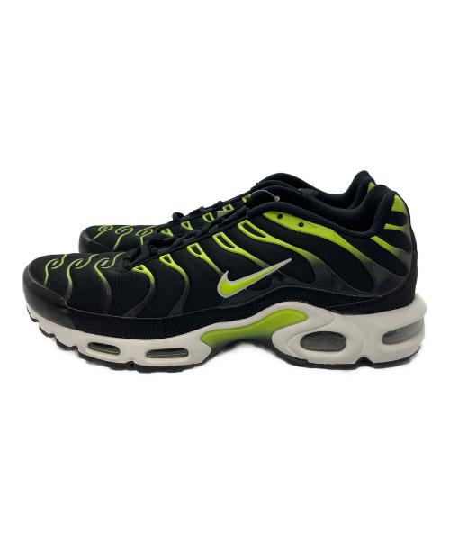 NIKE（ナイキ）NIKE (ナイキ) AIR MAX PLUS ブラック×ライトグリーン サイズ:US10の古着・服飾アイテム