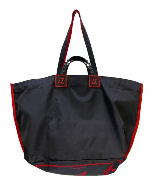 Christian Louboutin（クリスチャン・ルブタン）Christian Louboutin (クリスチャン・ルブタン) 2WAYバッグ LOUTOTE BEACH ブラック×レッドの古着・服飾アイテム