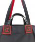 中古・古着 Christian Louboutin (クリスチャン・ルブタン) 2WAYバッグ LOUTOTE BEACH ブラック×レッド：40000円