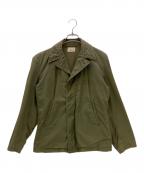 不明フメイ）の古着「フィールドジャケット 40s 海軍 CONMAR ジッパー コの字止め」｜オリーブ