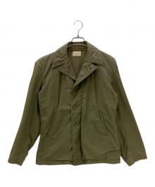 不明（フメイ）の古着「フィールドジャケット 40s 海軍 CONMAR ジッパー コの字止め」｜オリーブ
