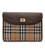 Burberry'sバーバリーズ）の古着「クラッチバッグ」｜ブラウン