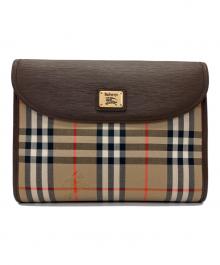 Burberry's（バーバリーズ）の古着「クラッチバッグ」｜ブラウン