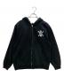 stussy（ステューシー）の古着「ジップパーカー OLD STUSSY」｜ブラック