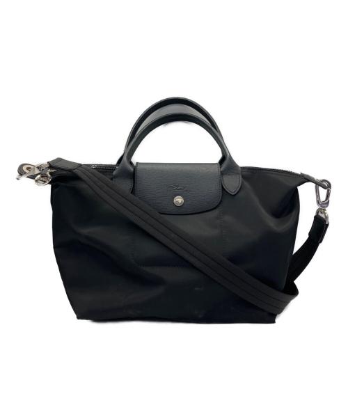 LONGCHAMP（ロンシャン）LONGCHAMP (ロンシャン) 2WAYショルダーバッグ ブラックの古着・服飾アイテム