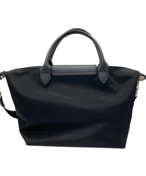 LONGCHAMP（ロンシャン）LONGCHAMP (ロンシャン) 2WAYショルダーバッグ ブラックの古着・服飾アイテム