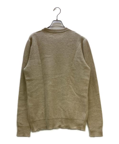 LOUIS VUITTON（ルイ ヴィトン）LOUIS VUITTON (ルイ ヴィトン) 薄手ニット ベージュ サイズ:Mの古着・服飾アイテム