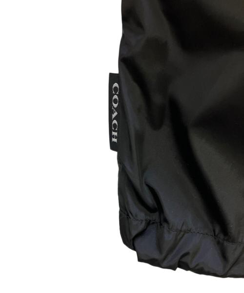 COACH（コーチ）COACH (コーチ) シグネチャー フル ジップ ウインドブレーカー ブラック サイズ:Lの古着・服飾アイテム