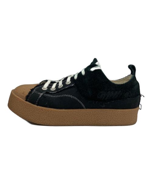 myne（マイン）MYNE (マイン) Hybrid Sneaker ブラック×ブラウン サイズ:42の古着・服飾アイテム
