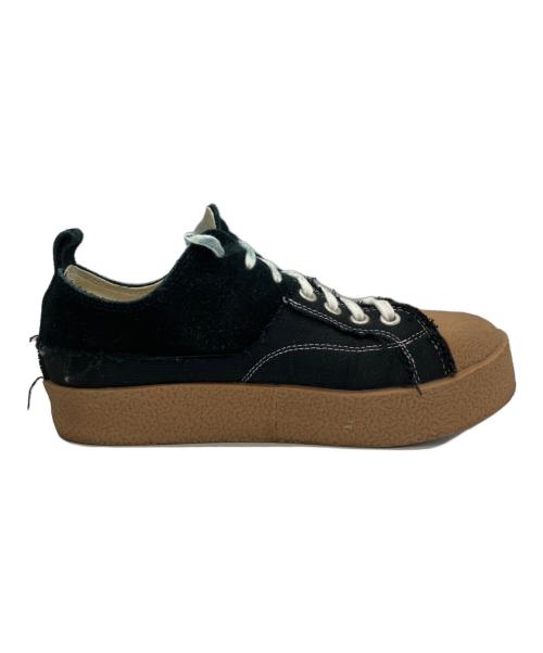 myne（マイン）MYNE (マイン) Hybrid Sneaker ブラック×ブラウン サイズ:42の古着・服飾アイテム