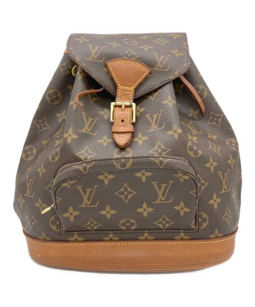 LOUIS VUITTON（ルイ ヴィトン）LOUIS VUITTON (ルイ ヴィトン) リュック モノグラム モンスリMM ブラウンの古着・服飾アイテム