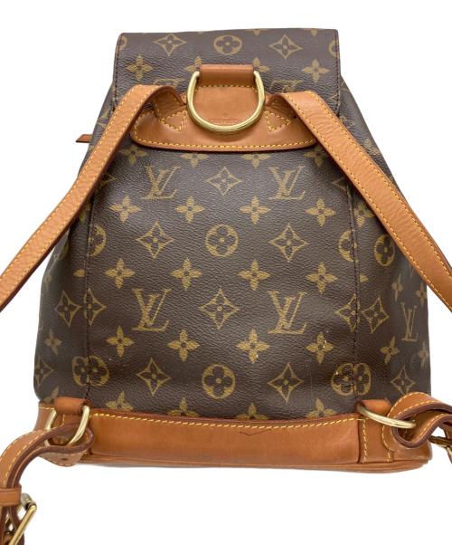 LOUIS VUITTON（ルイ ヴィトン）LOUIS VUITTON (ルイ ヴィトン) リュック モノグラム モンスリMM ブラウンの古着・服飾アイテム