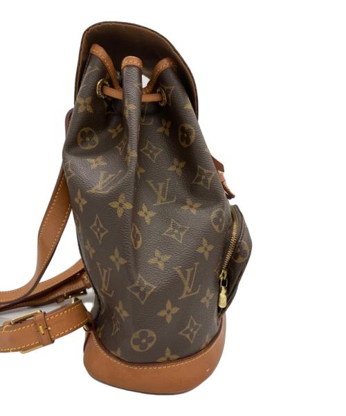 LOUIS VUITTON（ルイ ヴィトン）LOUIS VUITTON (ルイ ヴィトン) リュック モノグラム モンスリMM ブラウンの古着・服飾アイテム