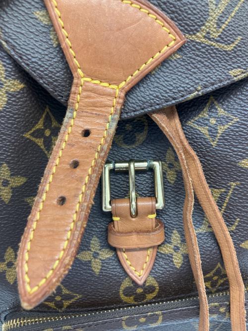 LOUIS VUITTON（ルイ ヴィトン）LOUIS VUITTON (ルイ ヴィトン) リュック モノグラム モンスリMM ブラウンの古着・服飾アイテム