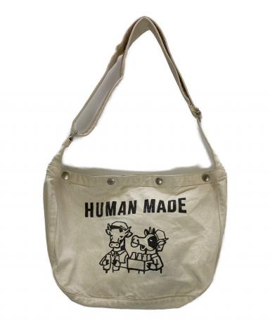 HUMAN MADEヒューマンメイド　ショルダーバッグ　ベージュ　新品 中古・古着通販】HUMAN MADE (ヒューマンメイド) ショルダーバッグ