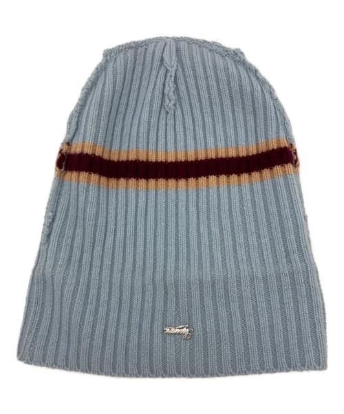 SUPREME（シュプリーム）Supreme (シュプリーム) ニット帽 Stripe Cashmere Beanie 23FW スカイブルー 未使用品の古着・服飾アイテム