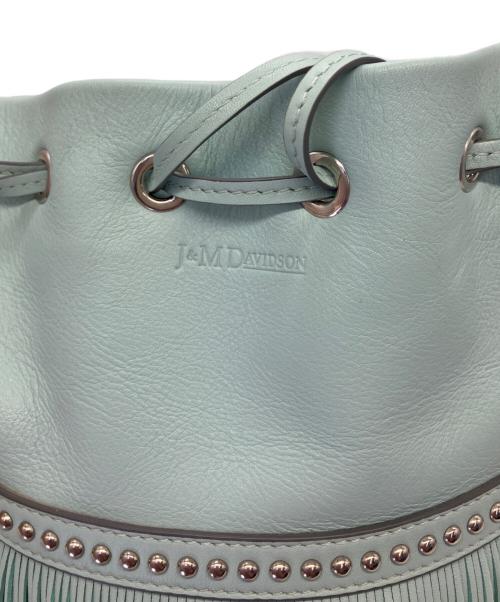 J&M DAVIDSON（ジェイ＆エム デヴィッドソン）J&M DAVIDSON (ジェイ＆エム デヴィッドソン) ショルダーバッグ フリンジカーニバルバッグ スカイブルーの古着・服飾アイテム
