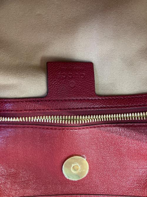 GUCCI（グッチ）GUCCI (グッチ) ショルダーバッグ ホースビット ショルダーバッグ レッドの古着・服飾アイテム