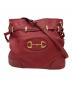 GUCCI（グッチ）の古着「ショルダーバッグ ホースビット ショルダーバッグ」｜レッド