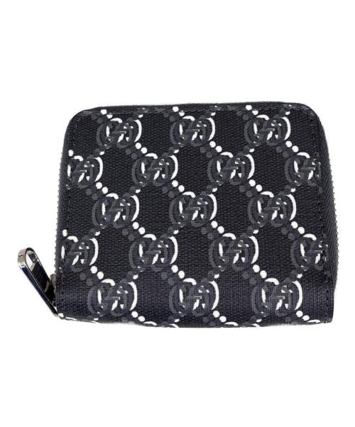 GUCCI（グッチ）GUCCI (グッチ) コインケース　GGスプリームキャンバス ブラックの古着・服飾アイテム